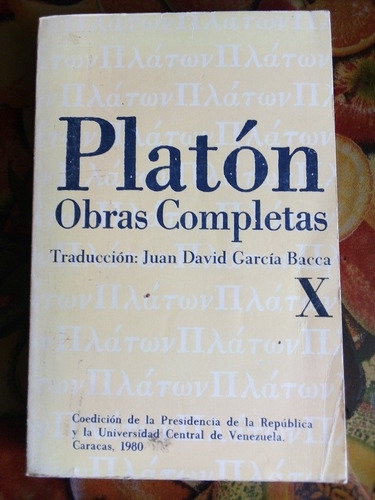 Platon Obras Completas X