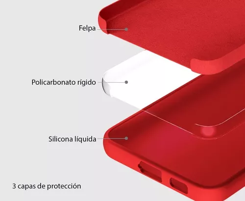 Funda De Silicona Con Felpa Para Samsung S22 Plus + Envio