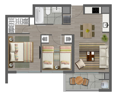 Juan Mitjans 105 - Departamento 2d1b, Macul