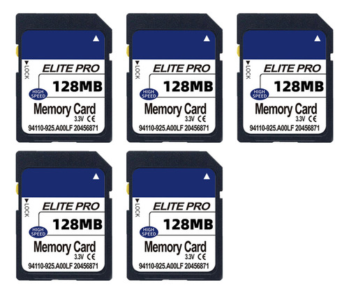 5 Unidades/lote Cartão De Memória Sd 128 Mb