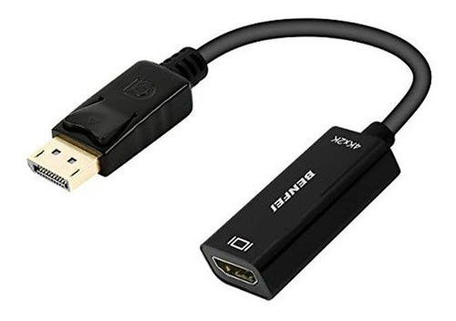 Adaptador De Displayport A Hdmi 4k Uhd Con Audio