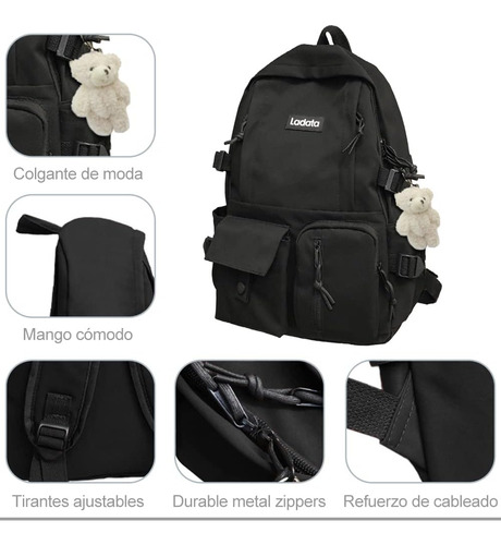 Mochila Linda Para Niñas, Mochila Impermeable Oxfordescolar