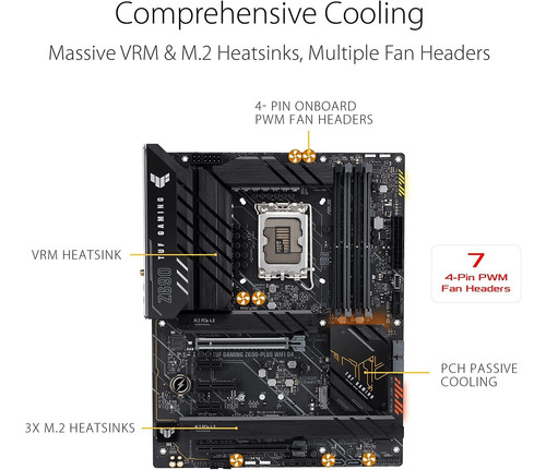 Asus Tuf Gaming Z690-plus Wifi D4 Lga1700 (intel De 12ª Gene
