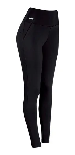 Cal a Legging Dicorpo Com Bolsos Falsos E C s Alto Duplo