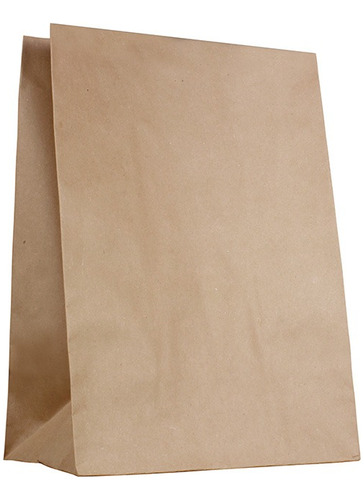 Bolsas De Papel Kraft 400 Pzas Despensa #45 30 X 18 X 41 Cms
