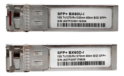 Gbic Par Sfp+ 10gb 60km Wdm Bidi 1270/1330nm Lc 10g 60km