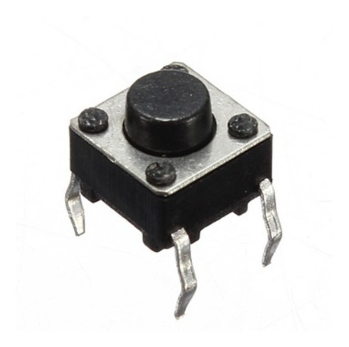 Micro Switch Pulsador Botón 4 Pines 6x6x5,1mm 5 Unidades