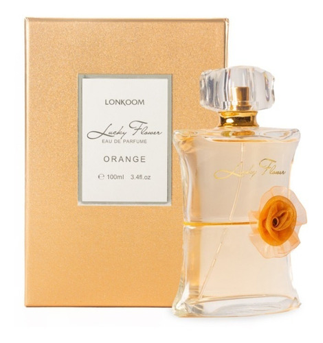 Perfume Lonkoom Lucky Flower Orange Eau De Parfum Feminino - 100ml