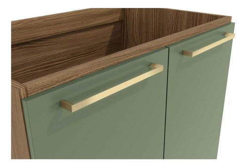 Balcão De Cozinha Modulado Botanic M623 2 Portas C/tampo 80c