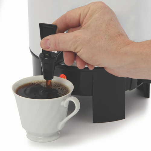 Cafetera Aluminio 42 Tazas Comercial West Bend 58002