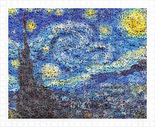 Van Gogh Noche Estrellada Rompecabezas 1200 Piezas Pintoo