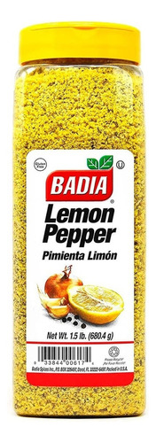 Badia condimento pimienta limon unidad 680.4 g