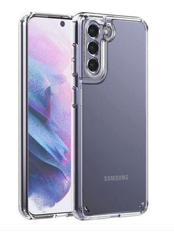 Imagem 5 de 7 de Capa Hybrid Anti-impacto Para Galaxy S21 Plus - Transparente
