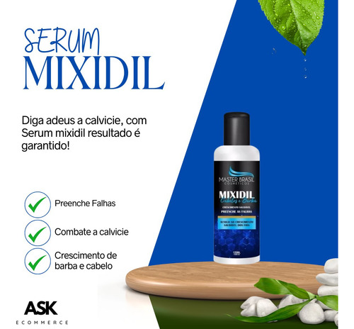 Diga Adeus A Calvície C/ Mixidil Resultado Garantido Kit 5