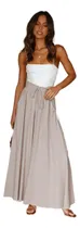 Comprar Pantalones, Cintura Elástica, Culottes Largos Cintura Alt