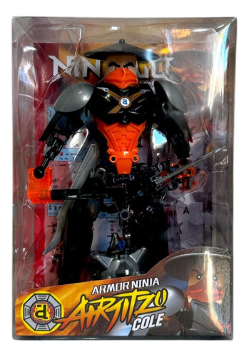 Muñeco Ninja Articulado!!! + Armas Armables!! Coleccionable!