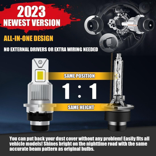 Bombilla Led D2r D2s 70 W 24000 Lm 6500 K Plug And Play