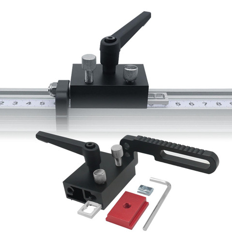 T T Tracks Limiter T Slot Stopper Trilho De Guia Preto