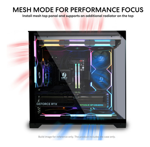Funda Para Ordenador Lian Li O11 Vision Compact Black Atx Mi