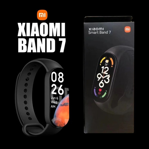 Imagen 9 de 9 de Reloj Xiaomi Mi Band 7 Smartwatch Original + Film Protector