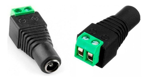 3x Conector P4 Femea Borne Para Cftv Led Não Necessita Solda