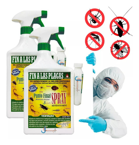 Insecticida Punto Final Spray Original 1 Lt