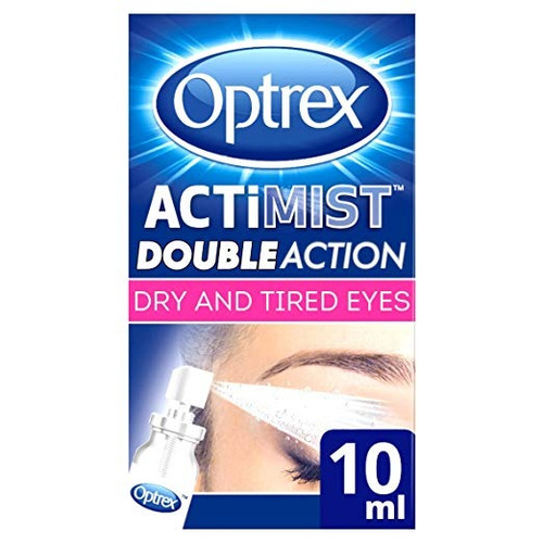 Optrex Actimist 2en1 Ojo Seco Spray Para 0,34 Oz + Ojos Irri