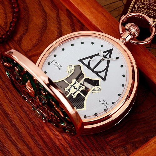 Reloj De Bolsillo Musical Harry Potter M2 Verde Hp