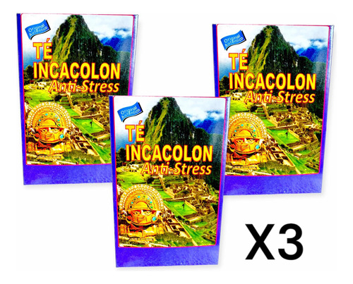 Pack De 3 Caja  Yerba Te Incacolon