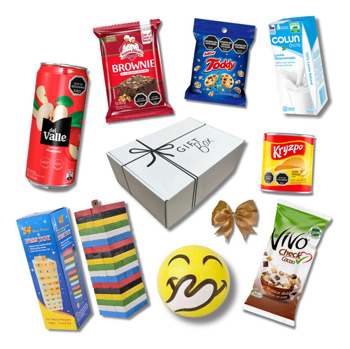 Caja Desayuno Sorpresa Niñ@s + Juego De Mesa Jenga