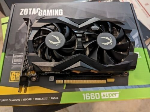 Zotac Gaming Geforce Gtx 1660 Super 6g Gddr6 Tarjeta Gráfica