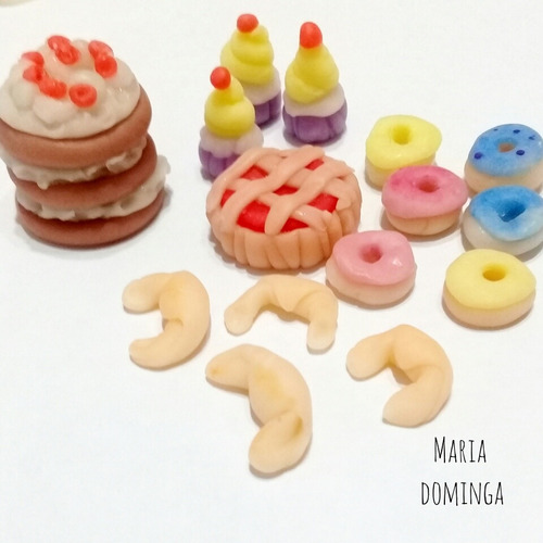 Mini Comida Para Muñecas En Porcelana Fria