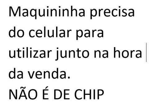 Maquininha Passa Cartão Com Chip Mini Point Maquina Credito
