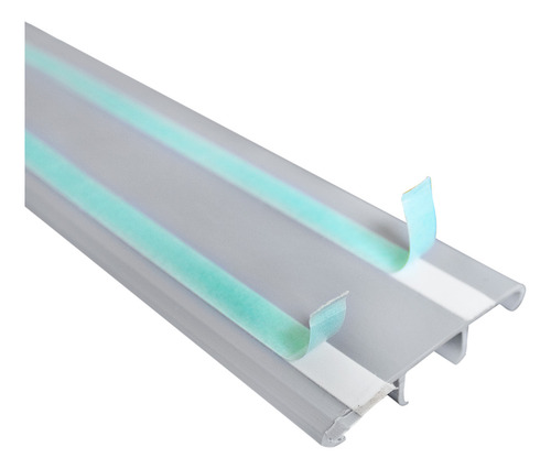 5 Canaletas Piso Cinza 75x17mm 2m Pvc Rígido Fita Hellermann