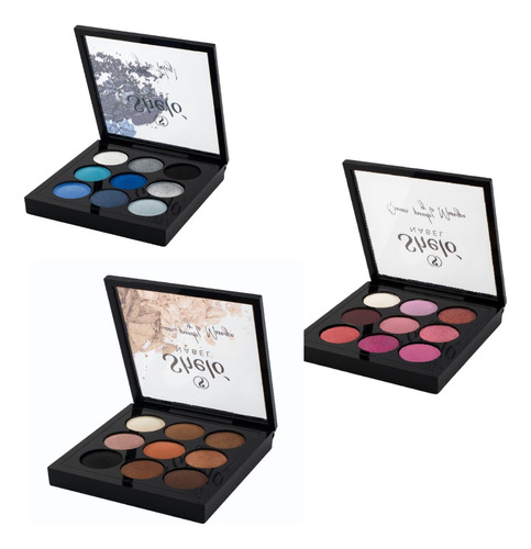 Dúo De Sombras Compactas Shelo (paleta De Colores A Elegir)