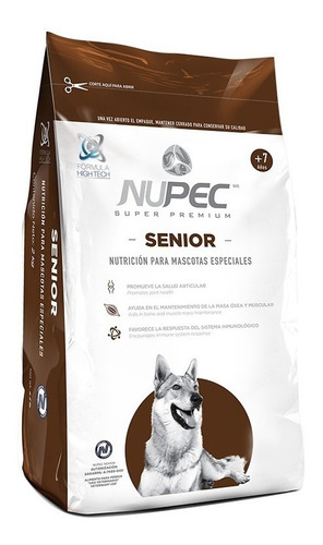 Alimento Nupec Nutrición Científica para perro senior todos los tamaños sabor mix en bolsa de 8kg