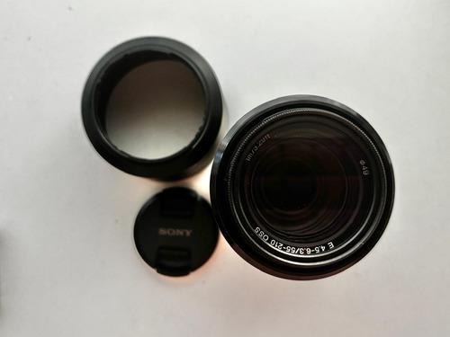 Sony Alpha 6000 16-50 + Tele 55-210. Baterias, Funda, Uv. Negro (Usado)