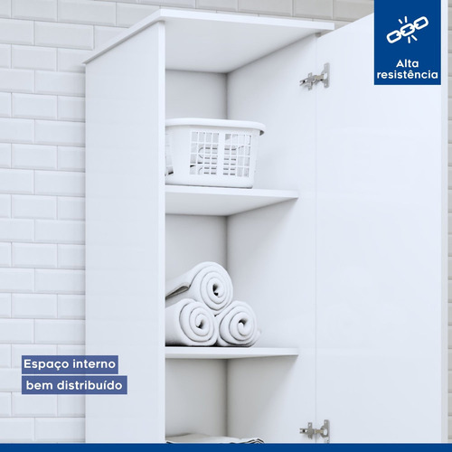 Lavanderia Modulada 1 Armário Multiuso E Balcão Osasco