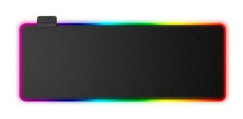 Mousepad Gamer Led Rgb Usb 80x30cm Negro
