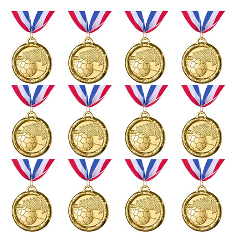 Abaokai - Juego De 12 Medallas De FĂștbol Para Premios Para N