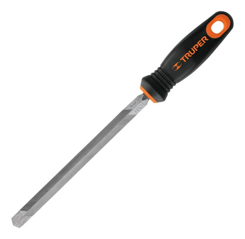 Lima Triangular Pesada Bastarda 8 Con Mango Truper 15308