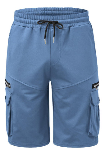 Bermudas Para Hombre, Pantalones Cortos Gris, Large
