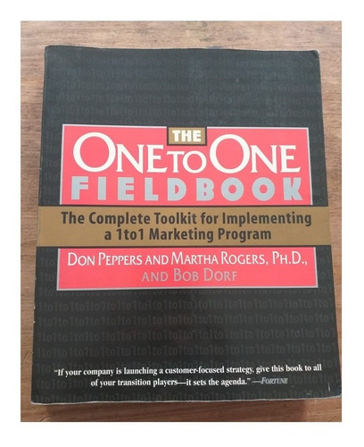 The One To One Fieldbook - Edit: Doubleday (ingles) (Usado)
