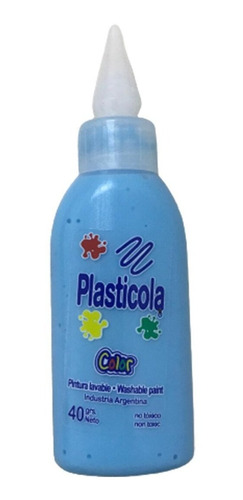 Plasticola Color Celeste 40 Grs