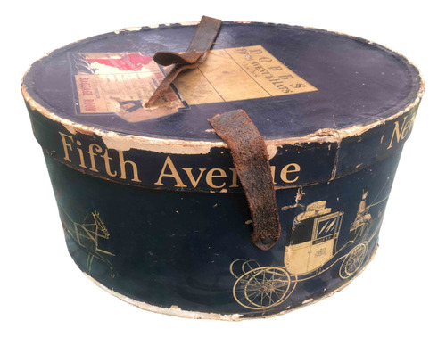 Caja De Sombreros Dobbs Antigua Fifth Avenue