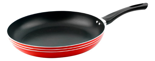 Sartén De Aluminio 26cm Con Revestimiento Antiadherente Color Rojo