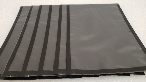 Imagen 1 de 4 de Bolsa Al Vacio 14x20 Pouch Negra /transp (250pzas)