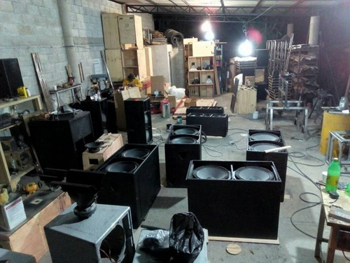 Planos Bafles Subwoofer Line Array Monitores Full Range (Usado)