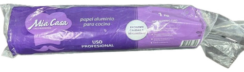 Rollo Papel Aluminio Cocina Gastronómico 38 Cm X 1 Kg Grueso