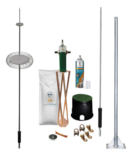 Kit Dipolo Para Sistema De Tierra Fisica Para Torre, Landing